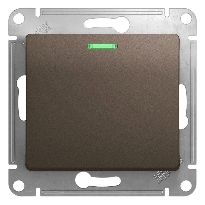 Выключатель одноклавишный Schneider Electric Glossa 10A 250V с подсветкой шоколад GSL000813, Коричневый, GSL000813 Glossa
Выключатель одноклавишный Schneider Electric Glossa 10A 250V с подсветкой шоколад GSL000813, Коричневый, GSL000813 Glossa