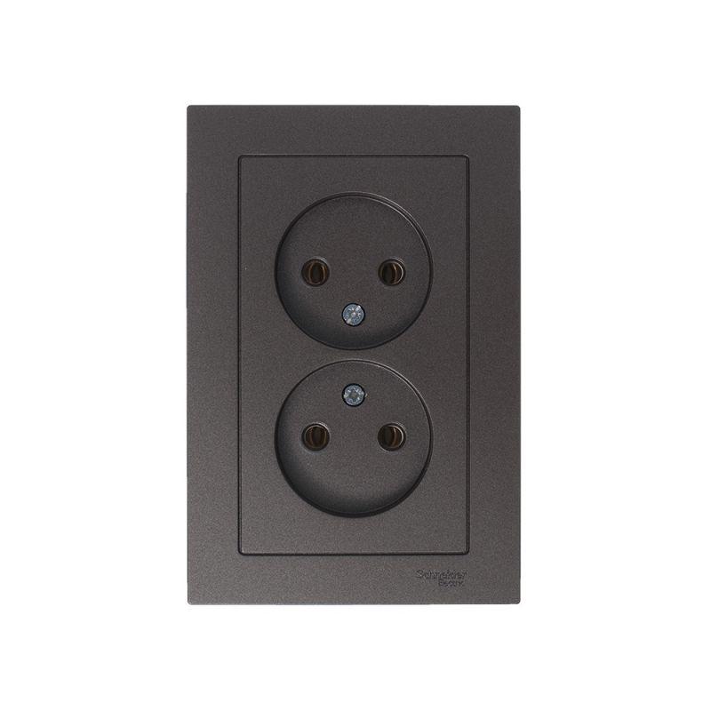 Розетка двойная 2К Schneider Electric AtlasDesign 16A 250V мокко ATN000620, Коричневый, ATN000620 AtlasDesign
Розетка двойная 2К Schneider Electric AtlasDesign 16A 250V мокко ATN000620, Коричневый, ATN000620 AtlasDesign