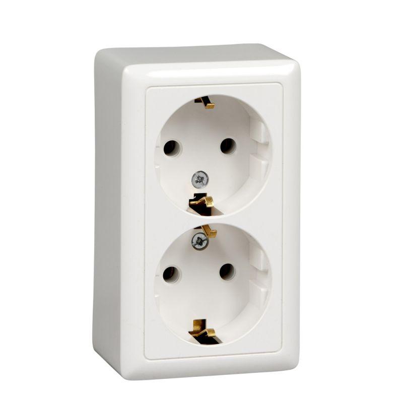 Розетка двойная 2К+З Schneider Electric Хит 16A 250V белая RA16-238I-B, Белый, RA16-238I-B Хит
Розетка двойная 2К+З Schneider Electric Хит 16A 250V белая RA16-238I-B, Белый, RA16-238I-B Хит
