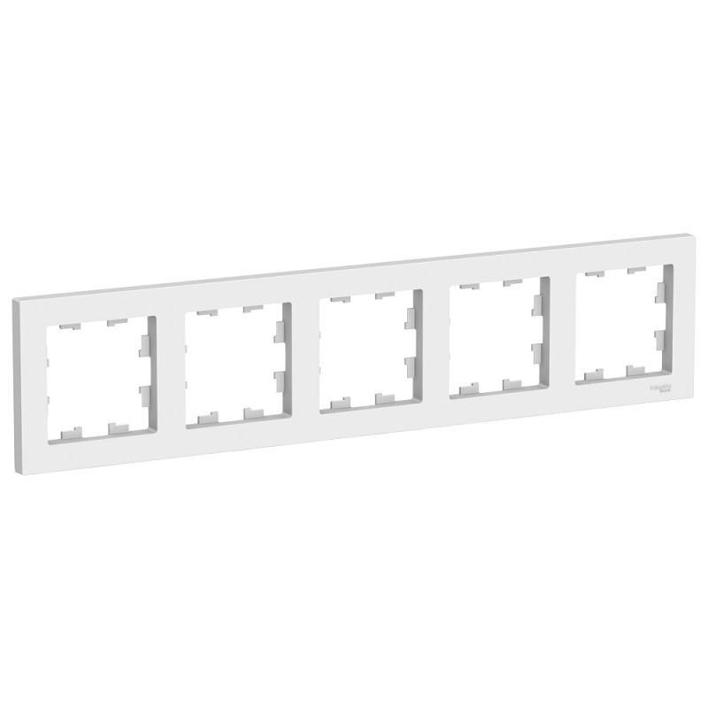 Рамка 5-постовая Schneider Electric AtlasDesign белая ATN000105, Белый, ATN000105 AtlasDesign
Рамка 5-постовая Schneider Electric AtlasDesign белая ATN000105, Белый, ATN000105 AtlasDesign
