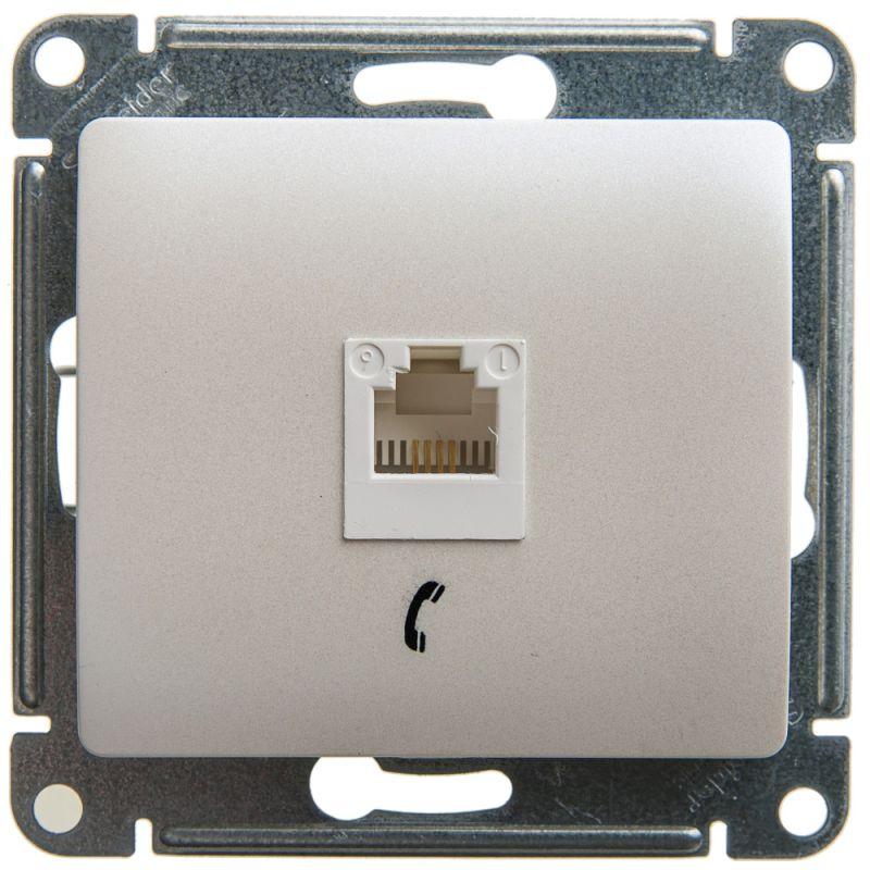 Розетка телефонная RJ11 Schneider Electric Glossa перламутр GSL000681T, Перламутровый, GSL000681T Glossa
Розетка телефонная RJ11 Schneider Electric Glossa перламутр GSL000681T, Перламутровый, GSL000681T Glossa