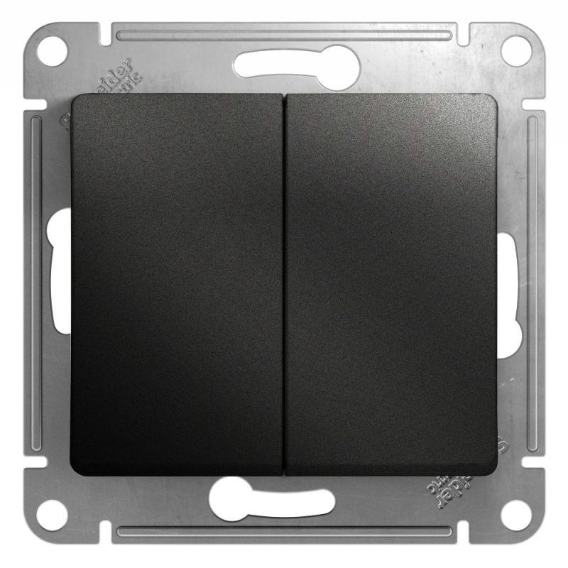 Выключатель двухклавишный Schneider Electric Glossa 10A 250V антрацит GSL000751, GSL000751 Glossa
Выключатель двухклавишный Schneider Electric Glossa 10A 250V антрацит GSL000751, GSL000751 Glossa