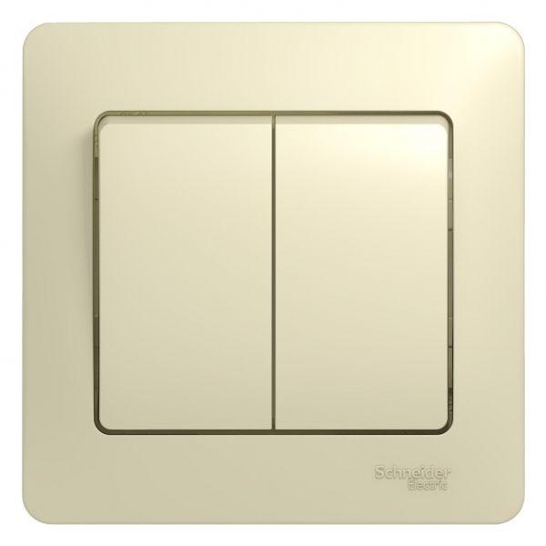 Выключатель двухклавишный Schneider Electric Glossa 10A 250V бежевый GSL000252, GSL000252 Glossa
Выключатель двухклавишный Schneider Electric Glossa 10A 250V бежевый GSL000252, GSL000252 Glossa