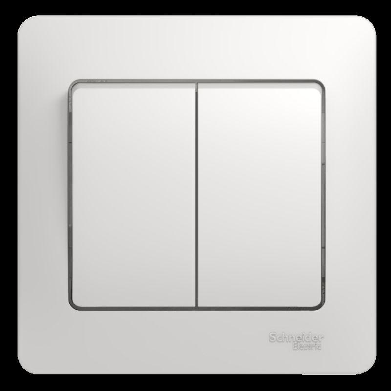 Выключатель двухклавишный Schneider Electric Glossa 10A 250V белый GSL000152, GSL000152 Glossa
Выключатель двухклавишный Schneider Electric Glossa 10A 250V белый GSL000152, GSL000152 Glossa