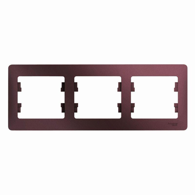 Рамка 3-постовая Schneider Electric Glossa баклажановая GSL001103, Фиолетовый, GSL001103 Glossa
Рамка 3-постовая Schneider Electric Glossa баклажановая GSL001103, Фиолетовый, GSL001103 Glossa