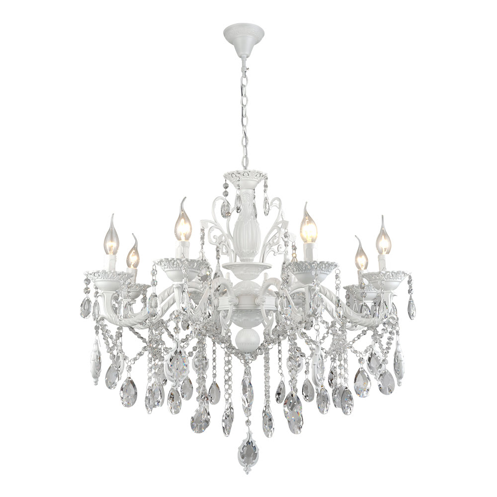 Подвесная люстра Seven Fires Kalazetta WD3538/8H-WT-CL, Белый, WD3538/8H-WT-CL Kalazetta
Подвесная люстра Seven Fires Kalazetta WD3538/8H-WT-CL, Белый, WD3538/8H-WT-CL Kalazetta