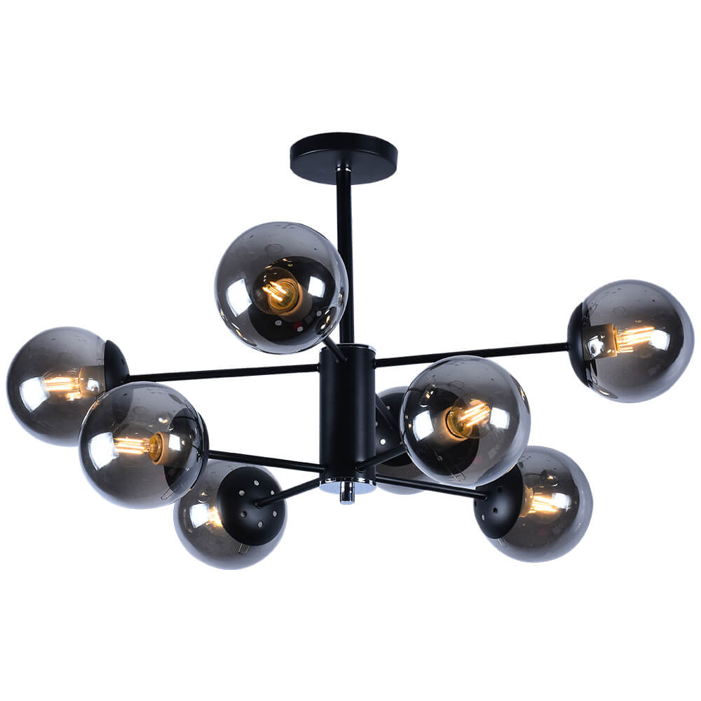 Потолочная люстра Seven Fires Aimee SF3309/8C-MBK-CR, Матовый черный, SF3309/8C-MBK-CR Aimee
Потолочная люстра Seven Fires Aimee SF3309/8C-MBK-CR, Матовый черный, SF3309/8C-MBK-CR Aimee