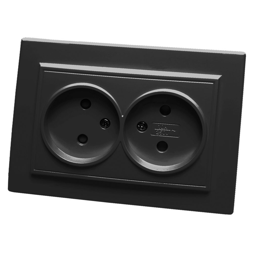 Розетка двойная 2P Stekker Эрна со шторками черный PST10-9013-03 39478, 39478 Эрна черный
Розетка двойная 2P Stekker Эрна со шторками черный PST10-9013-03 39478, 39478 Эрна черный