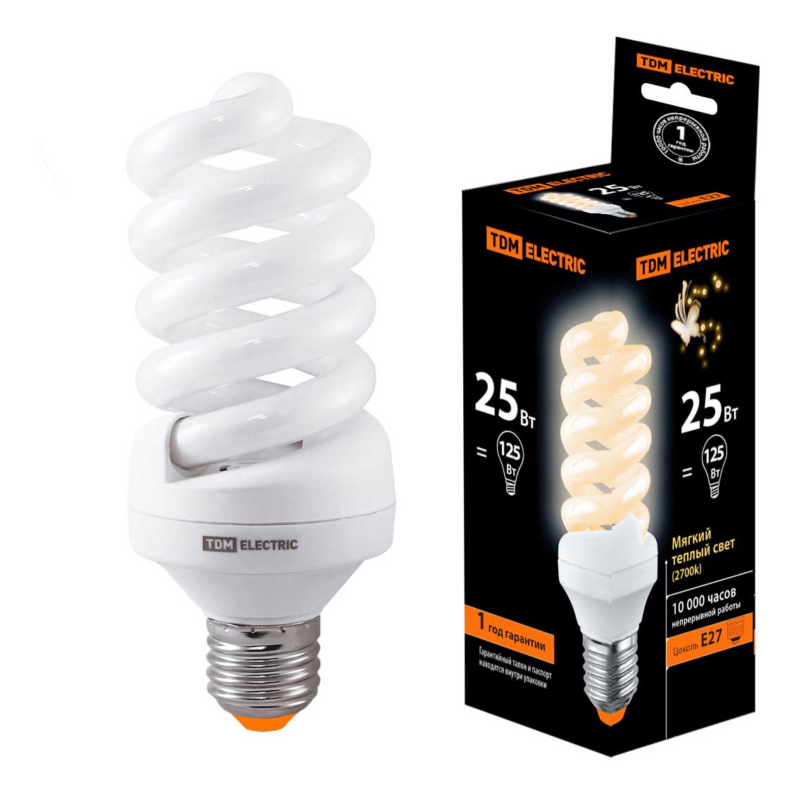 Лампа энергосберегающая TDM Electric E27 25W 2700K матовая SQ0323-0013, Матовый, SQ0323-0013 Энергосберегающая FS
Лампа энергосберегающая TDM Electric E27 25W 2700K матовая SQ0323-0013, Матовый, SQ0323-0013 Энергосберегающая FS