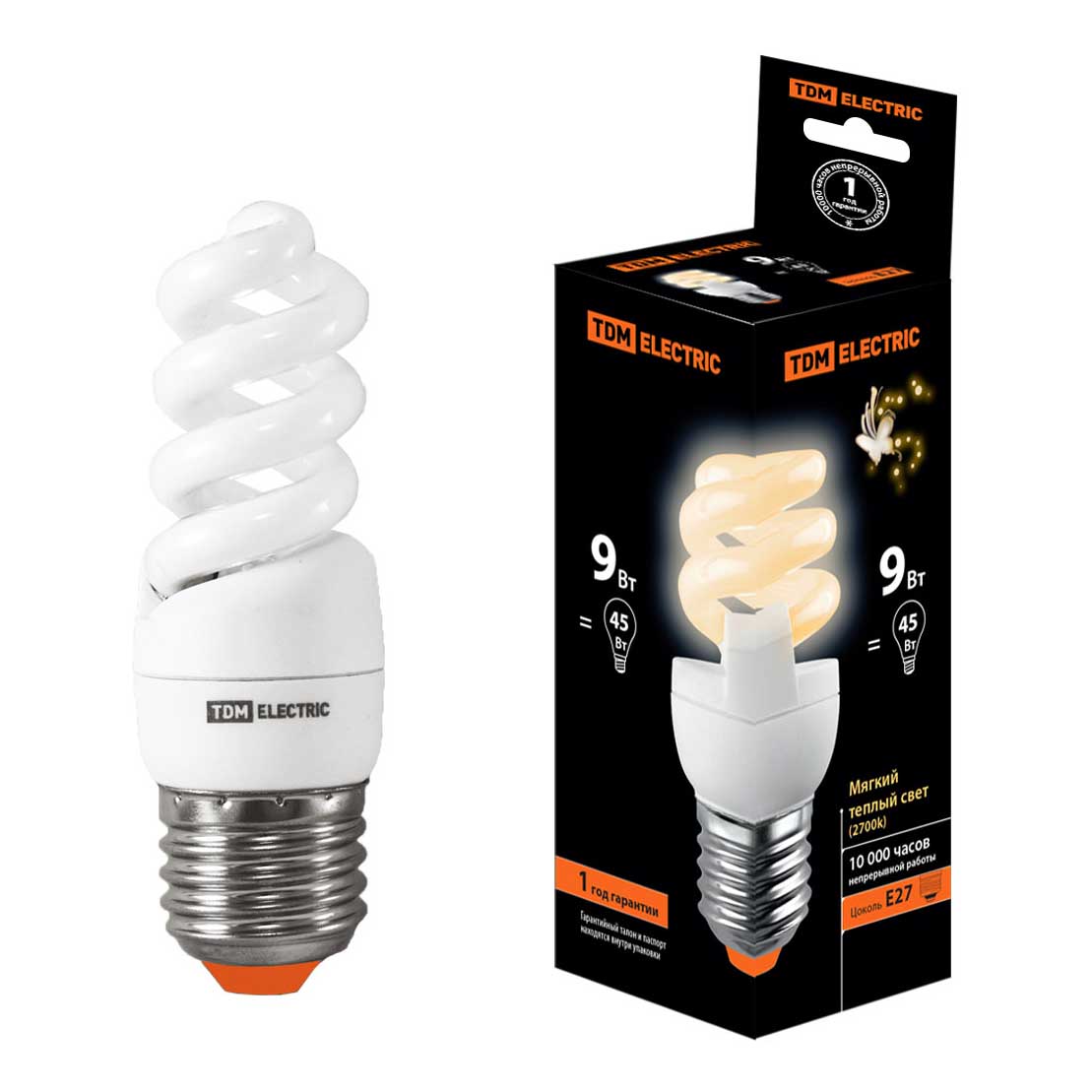 Лампа энергосберегающая TDM Electric E27 9W 2700K матовая SQ0323-0060, Матовый, SQ0323-0060 Энергосберегающая FSТ2
Лампа энергосберегающая TDM Electric E27 9W 2700K матовая SQ0323-0060, Матовый, SQ0323-0060 Энергосберегающая FSТ2