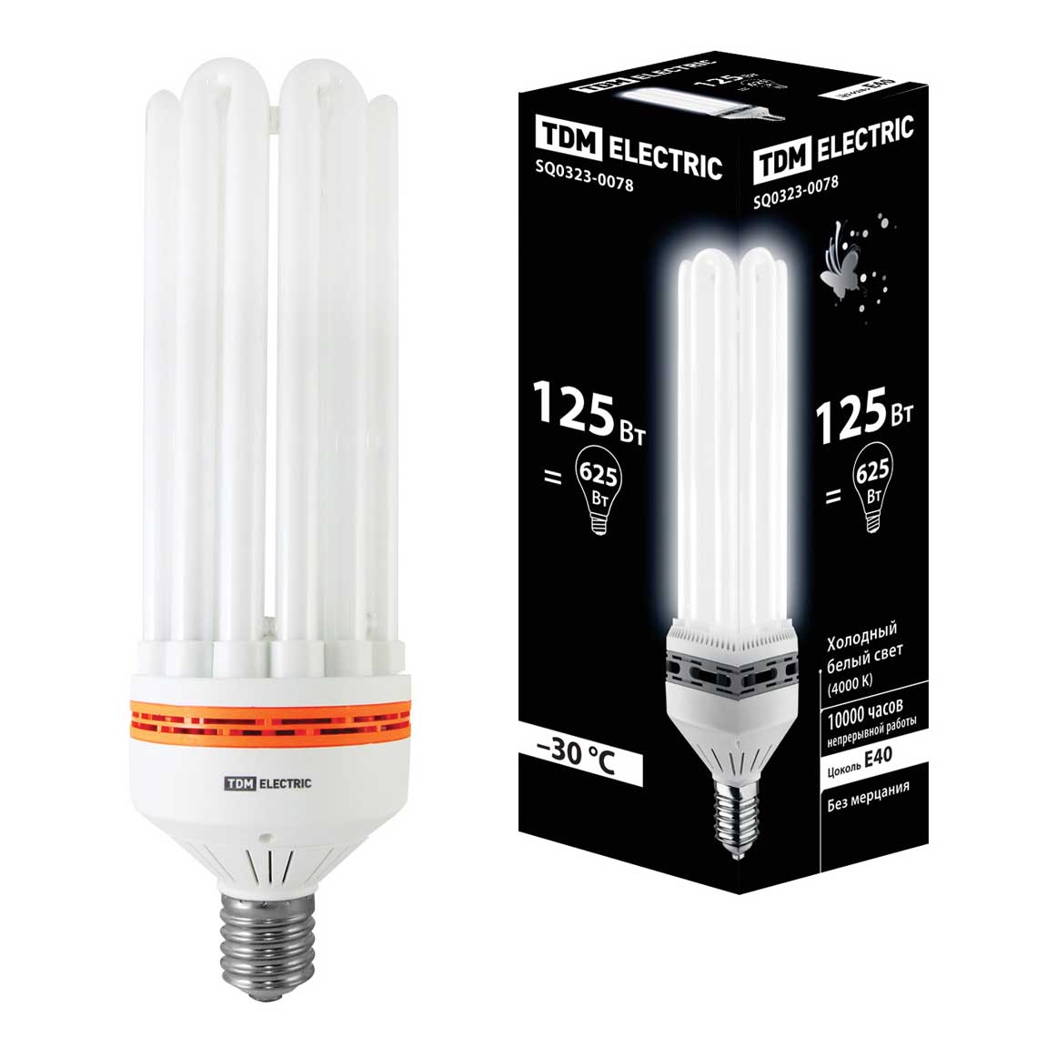 Лампа энергосберегающая TDM Electric E40 125W 4000K матовая SQ0323-0078, Матовый, SQ0323-0078 Энергосберегающая Трубчатая
Лампа энергосберегающая TDM Electric E40 125W 4000K матовая SQ0323-0078, Матовый, SQ0323-0078 Энергосберегающая Трубчатая