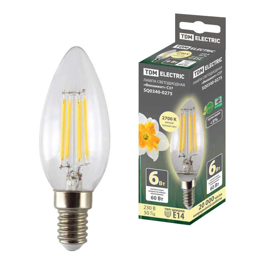 Лампа светодиодная филаментная TDM Electric Е14 6W 2700K прозрачная SQ0340-0275, Прозрачный, SQ0340-0275 Светодиодные Филамент
Лампа светодиодная филаментная TDM Electric Е14 6W 2700K прозрачная SQ0340-0275, Прозрачный, SQ0340-0275 Светодиодные Филамент