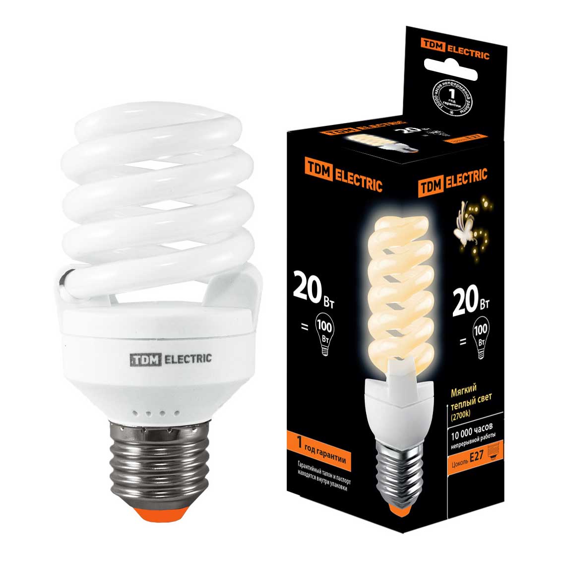 Лампа энергосберегающая TDM Electric E27 20W 2700K матовая SQ0323-0064, Матовый, SQ0323-0064 Энергосберегающая FSТ2
Лампа энергосберегающая TDM Electric E27 20W 2700K матовая SQ0323-0064, Матовый, SQ0323-0064 Энергосберегающая FSТ2