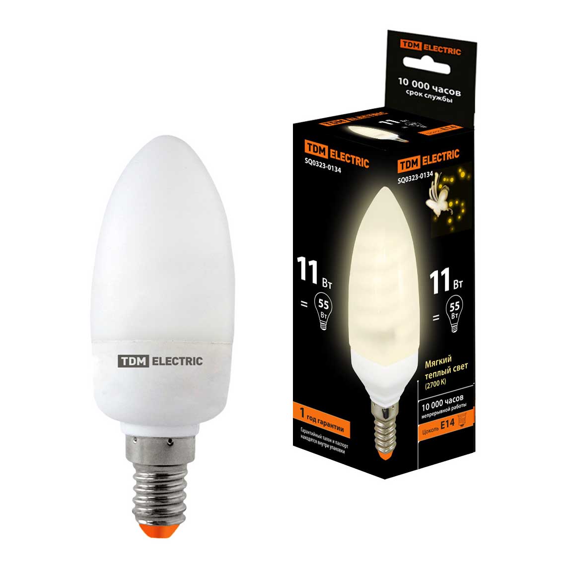 Лампа энергосберегающая TDM Electric Е14 11W 2700K матовая SQ0323-0134, Матовый, SQ0323-0134 Энергосберегающая Свеча
Лампа энергосберегающая TDM Electric Е14 11W 2700K матовая SQ0323-0134, Матовый, SQ0323-0134 Энергосберегающая Свеча