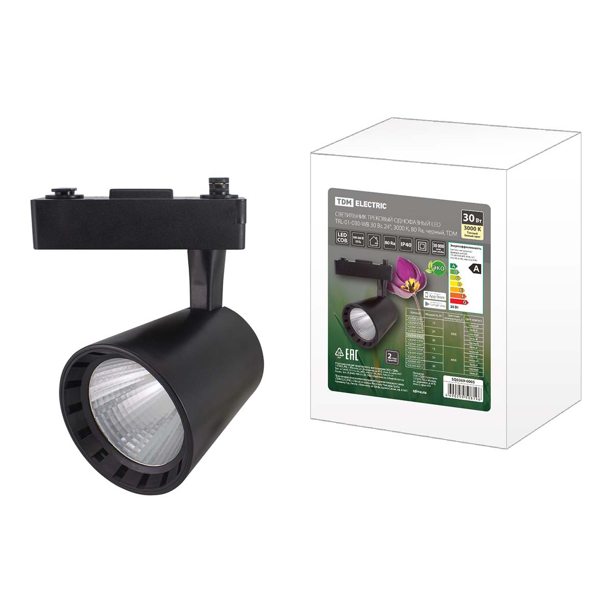 Трековый светодиодный светильник TDM Electric TRL-01-030-WB SQ0369-0005, Черный, SQ0369-0005 LED TRL
Трековый светодиодный светильник TDM Electric TRL-01-030-WB SQ0369-0005, Черный, SQ0369-0005 LED TRL