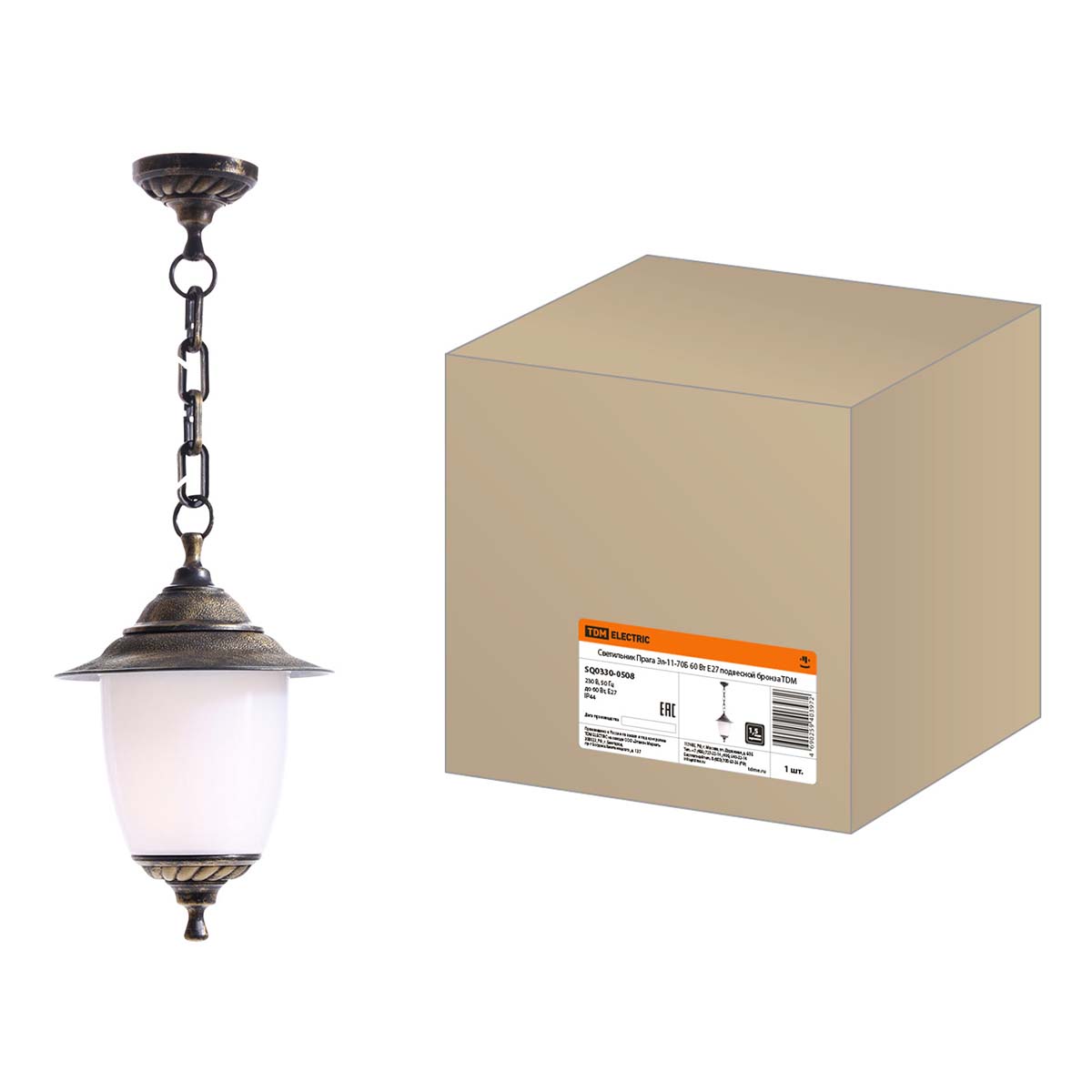 Уличный подвесной светильник TDM Electric Прага Эл-11-70Б SQ0330-0508, Белый, SQ0330-0508 Прага матовый
Уличный подвесной светильник TDM Electric Прага Эл-11-70Б SQ0330-0508, Белый, SQ0330-0508 Прага матовый