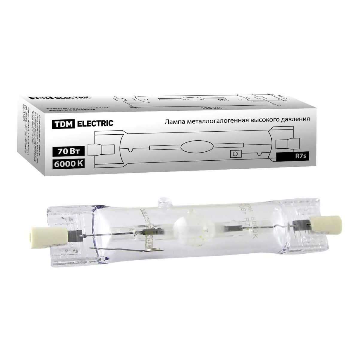 Лампа металлогалогенная TDM Electric Rх7s 70W 6000K прозрачная SQ0325-0012, Прозрачный, SQ0325-0012 ДРИ
Лампа металлогалогенная TDM Electric Rх7s 70W 6000K прозрачная SQ0325-0012, Прозрачный, SQ0325-0012 ДРИ