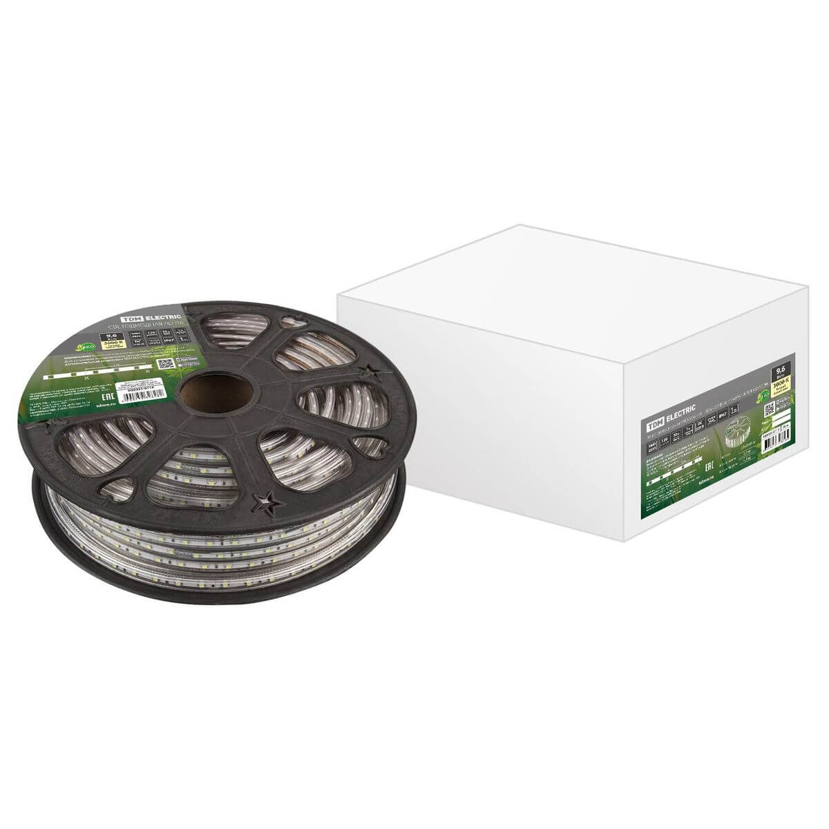 Светодиодная влагозащищенная лента TDM Electric 9,6W/m 120LED/m 2835SMD теплый белый 30M SQ0331-0115, SQ0331-0115 Лента светод. 220V
Светодиодная влагозащищенная лента TDM Electric 9,6W/m 120LED/m 2835SMD теплый белый 30M SQ0331-0115, SQ0331-0115 Лента светод. 220V