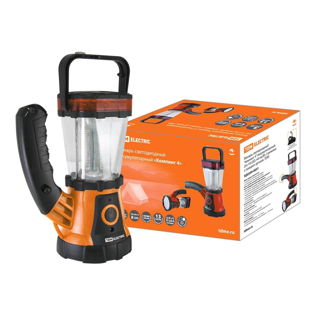 Кемпинговый светодиодный фонарь TDM Electric Кемпинг 4 аккумуляторный 220х155 280 лм SQ0350-0031, Оранжевый, SQ0350-0031 Кемпинг
Кемпинговый светодиодный фонарь TDM Electric Кемпинг 4 аккумуляторный 220х155 280 лм SQ0350-0031, Оранжевый, SQ0350-0031 Кемпинг