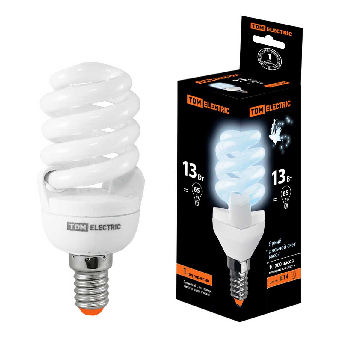 Лампа энергосберегающая TDM Electric Е14 13W 4000K матовая SQ0323-0058, Матовый, SQ0323-0058 Энергосберегающая FSТ2 
Лампа энергосберегающая TDM Electric Е14 13W 4000K матовая SQ0323-0058, Матовый, SQ0323-0058 Энергосберегающая FSТ2