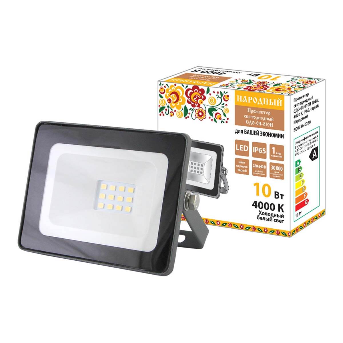 Прожектор светодиодный TDM Electric Народный СДО-04-010Н 10W 4000K SQ0336-0280, Серый, SQ0336-0280 СДО-04Н Народный
Прожектор светодиодный TDM Electric Народный СДО-04-010Н 10W 4000K SQ0336-0280, Серый, SQ0336-0280 СДО-04Н Народный