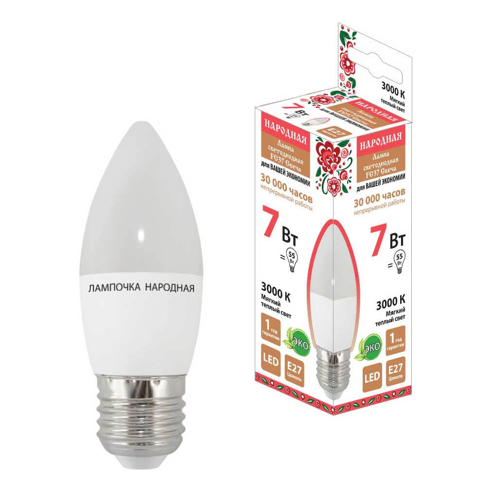 Лампа светодиодная TDM Electric Народная E27 7W 3000K матовая SQ0340-1542, Матовый, SQ0340-1542 Народная
Лампа светодиодная TDM Electric Народная E27 7W 3000K матовая SQ0340-1542, Матовый, SQ0340-1542 Народная