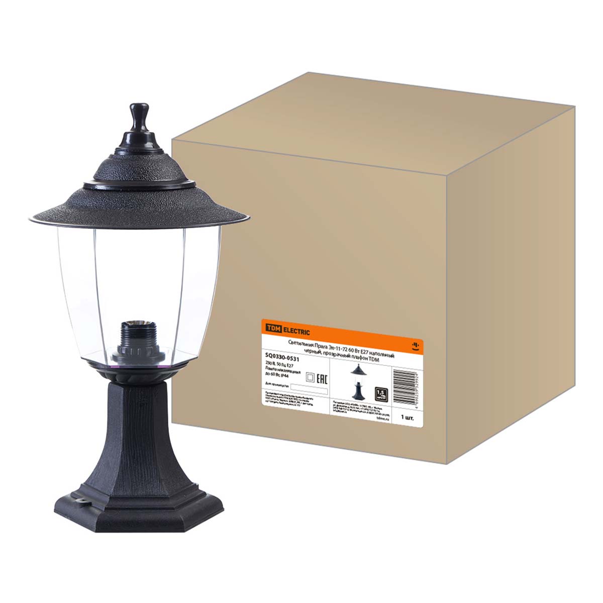 Уличный светильник TDM Electric Прага Эл-11-72 SQ0330-0531, Черный, SQ0330-0531 Прага прозрачный
Уличный светильник TDM Electric Прага Эл-11-72 SQ0330-0531, Черный, SQ0330-0531 Прага прозрачный
