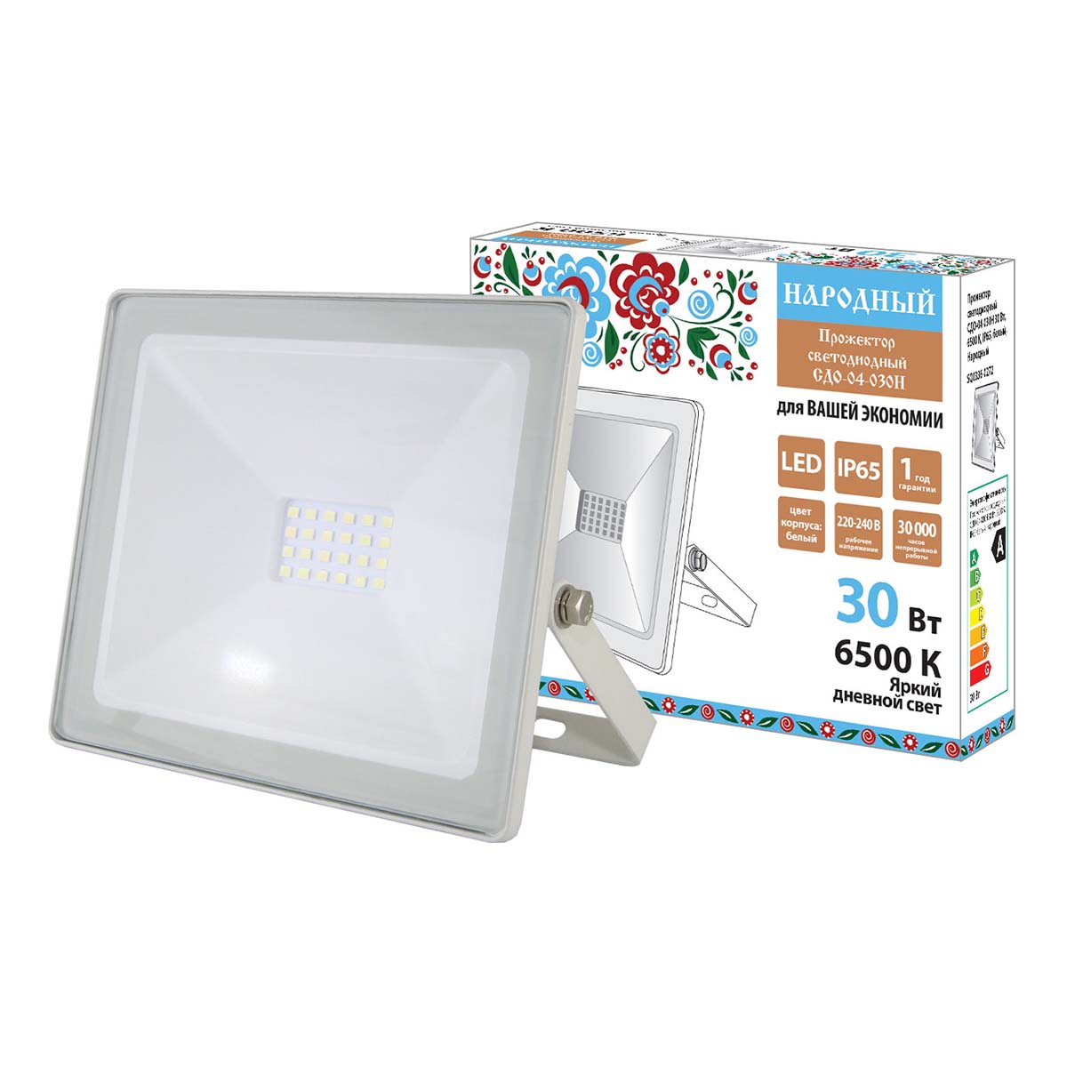 Прожектор светодиодный TDM Electric Народный СДО-04-030Н 30W 6500K SQ0336-0272, Белый, SQ0336-0272 СДО-04Н Народный
Прожектор светодиодный TDM Electric Народный СДО-04-030Н 30W 6500K SQ0336-0272, Белый, SQ0336-0272 СДО-04Н Народный