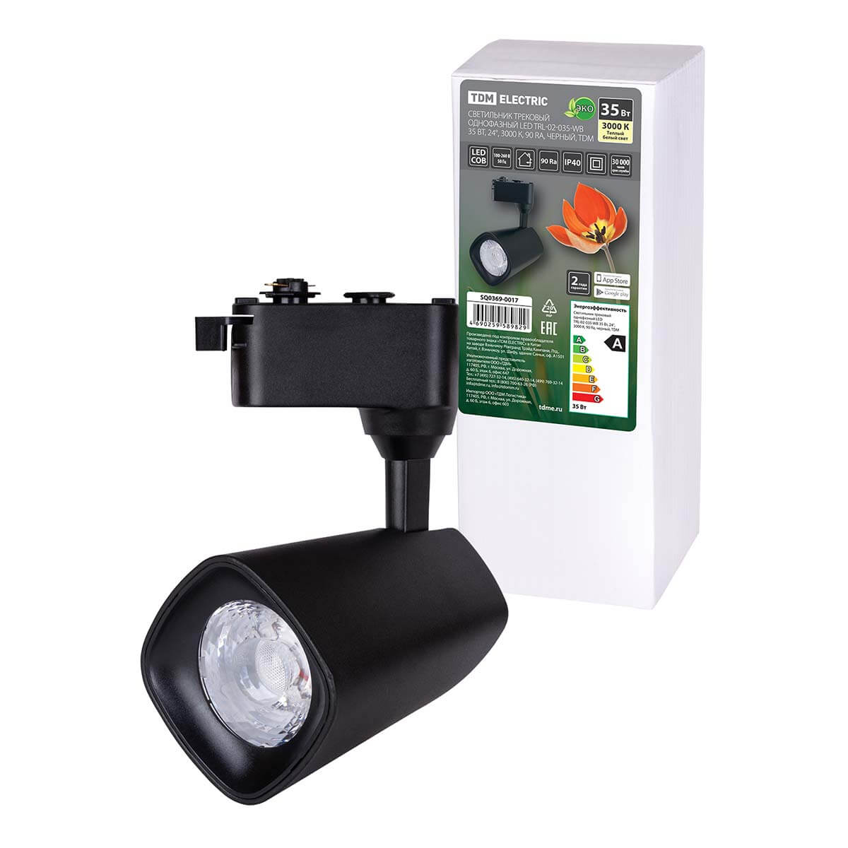Трековый светодиодный светильник TDM Electric TRL-02-035-WB SQ0369-0017, Черный, SQ0369-0017 LED TRL
Трековый светодиодный светильник TDM Electric TRL-02-035-WB SQ0369-0017, Черный, SQ0369-0017 LED TRL