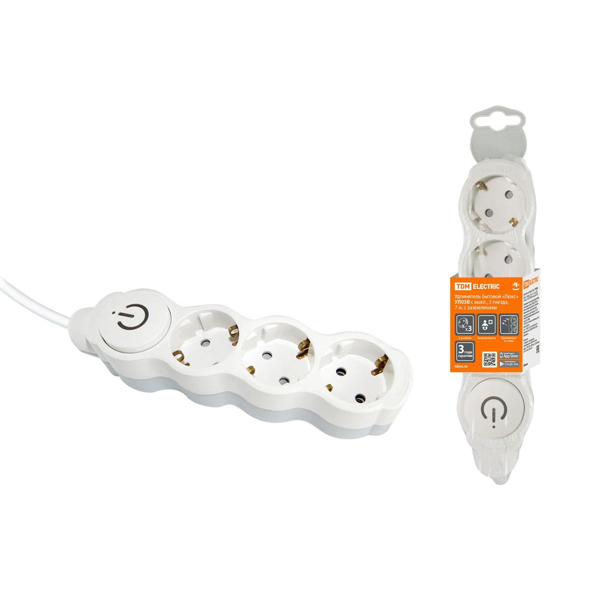 Удлинитель TDM Electric Люкс УЛ03В 3гн 7м с/з SQ1303-0180, Белый, SQ1303-0180 Люкс УЛ03В
Удлинитель TDM Electric Люкс УЛ03В 3гн 7м с/з SQ1303-0180, Белый, SQ1303-0180 Люкс УЛ03В