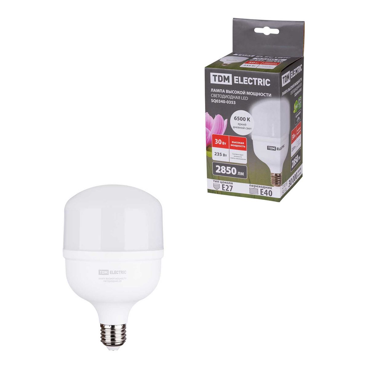 Лампа светодиодная TDM Electric E27 30W 6500K матовая SQ0340-0353, Матовый, SQ0340-0353 Светодиодные quot Т quot
Лампа светодиодная TDM Electric E27 30W 6500K матовая SQ0340-0353, Матовый, SQ0340-0353 Светодиодные quot Т quot