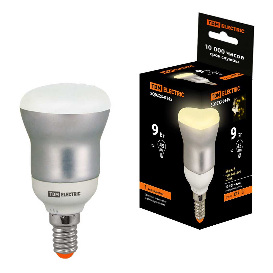 Лампа энергосберегающая TDM Electric Е14 9W 2700K белая SQ0323-0145, Белый, SQ0323-0145 Энергосберегающая Рефлектор
Лампа энергосберегающая TDM Electric Е14 9W 2700K белая SQ0323-0145, Белый, SQ0323-0145 Энергосберегающая Рефлектор