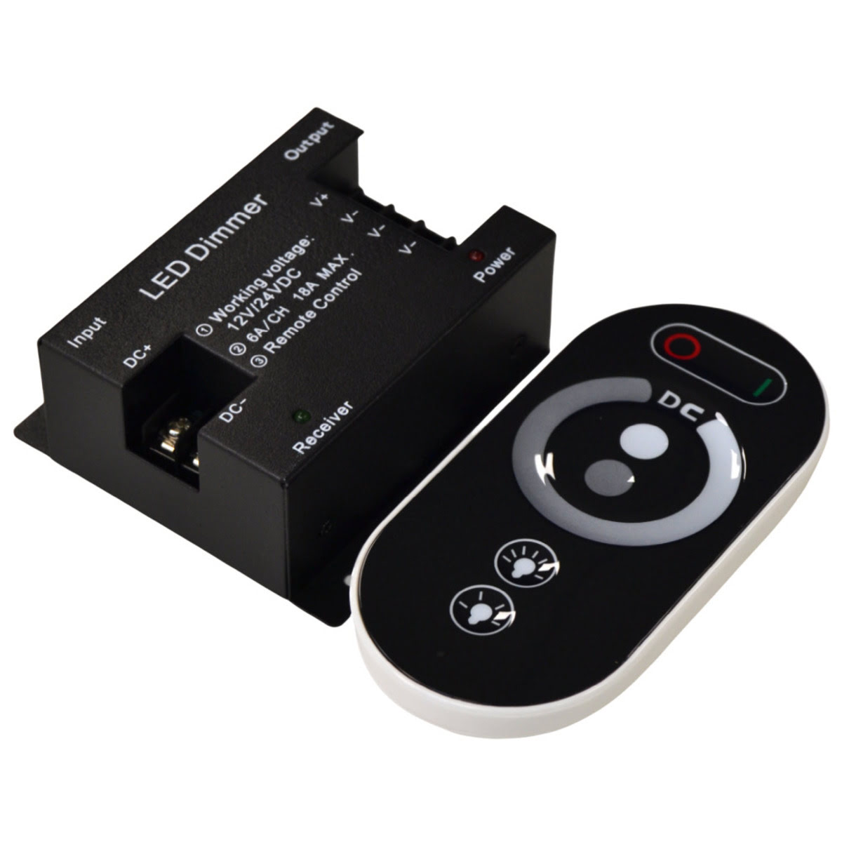 Диммер для светодиодной ленты с ПУ True Energy Control 12-24V, 18A 22005, Черный, 22005 Control
Диммер для светодиодной ленты с ПУ True Energy Control 12-24V, 18A 22005, Черный, 22005 Control
