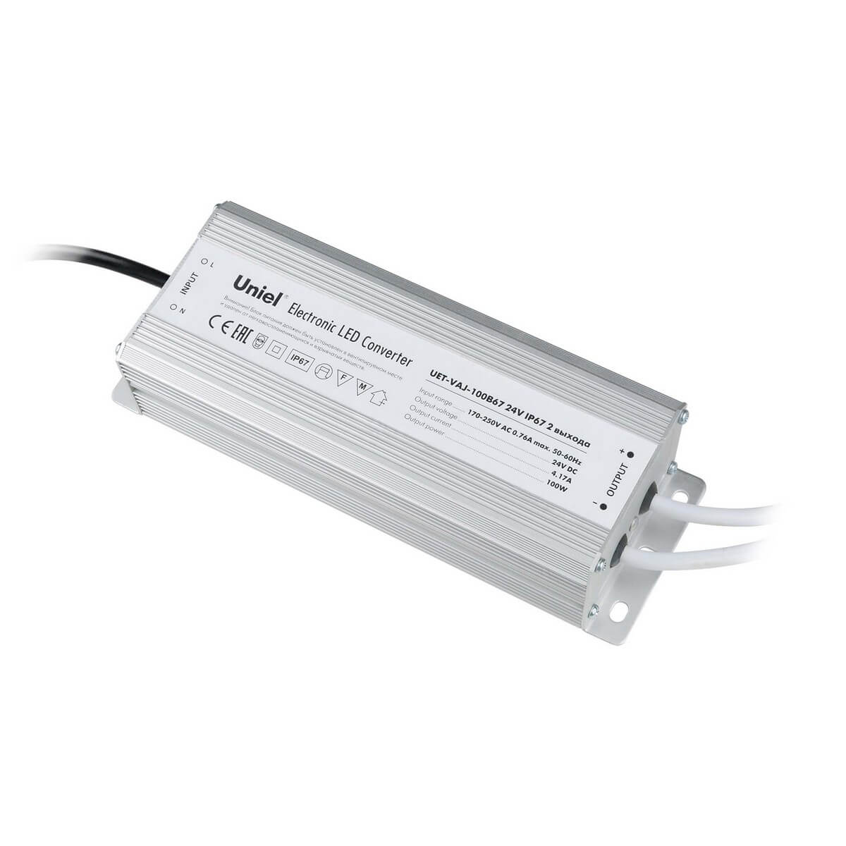 Блок питания Uniel 24V 100W IP67 4A UET-VAJ-100B67 10589, Серебро, UET-VAJ-100B67 UET
Блок питания Uniel 24V 100W IP67 4A UET-VAJ-100B67 10589, Серебро, UET-VAJ-100B67 UET