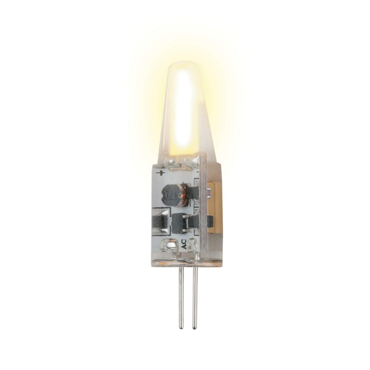Лампа светодиодная (UL-00000185) Uniel G4 2W 3000K прозрачная LED-JC-220/2W/WW/G4/CL SIZ05TR
Лампа светодиодная (UL-00000185) Uniel G4 2W 3000K прозрачная LED-JC-220/2W/WW/G4/CL SIZ05TR