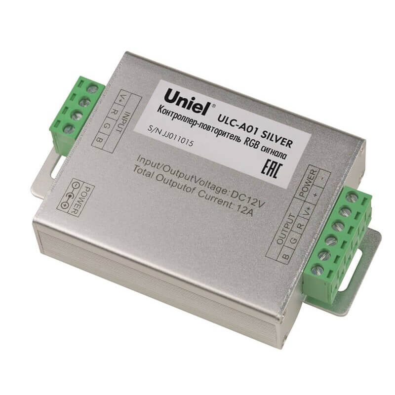Контроллер-повторитель RGB сигнала Uniel ULC-A01 Silver 10597, Серебро, ULC-A01 Silver ULC
Контроллер-повторитель RGB сигнала Uniel ULC-A01 Silver 10597, Серебро, ULC-A01 Silver ULC
