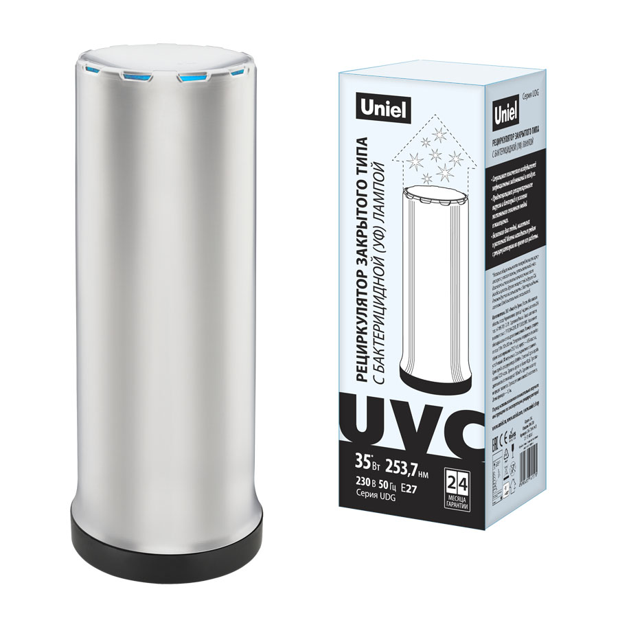 Ультрафиолетовый бактерицидный рециркулятор Uniel UDG-T30A UVCB White/Black UL-00007697, Белый, UDG-T30A UVCB White/Black UDG-Т30
Ультрафиолетовый бактерицидный рециркулятор Uniel UDG-T30A UVCB White/Black UL-00007697, Белый, UDG-T30A UVCB White/Black UDG-Т30