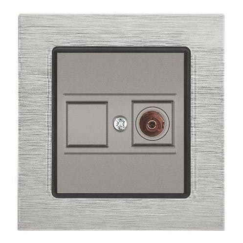 Розетка TV Vesta-Electric Exclusive Silver Metallic серебро FRZ00041005SER, FRZ00041005SER Silver Metallic
Розетка TV Vesta-Electric Exclusive Silver Metallic серебро FRZ00041005SER, FRZ00041005SER Silver Metallic