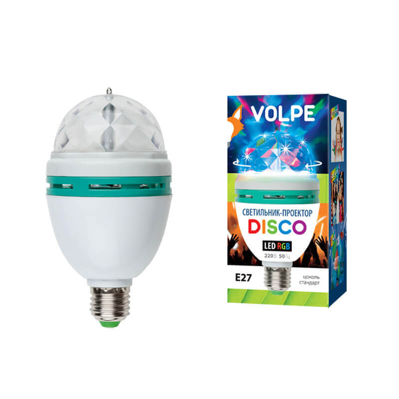 Светодиодный светильник-проектор Volpe Disko ULI-Q301 03W/RGB/E27 WHITE 09839, Белый, ULI-Q301 03W/RGB/E27 WHITE Disko
Светодиодный светильник-проектор Volpe Disko ULI-Q301 03W/RGB/E27 WHITE 09839, Белый, ULI-Q301 03W/RGB/E27 WHITE Disko