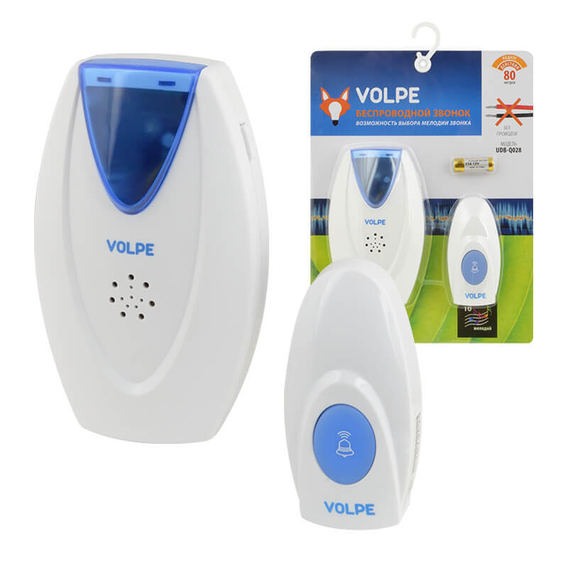 Звонок беспроводной Volpe UDB-Q028 W-R1T1-16S-80M-WH UL-00002404, Белый, UDB-Q028 W-R1T1-16S-80M-WH Звонки беспроводные
Звонок беспроводной Volpe UDB-Q028 W-R1T1-16S-80M-WH UL-00002404, Белый, UDB-Q028 W-R1T1-16S-80M-WH Звонки беспроводные