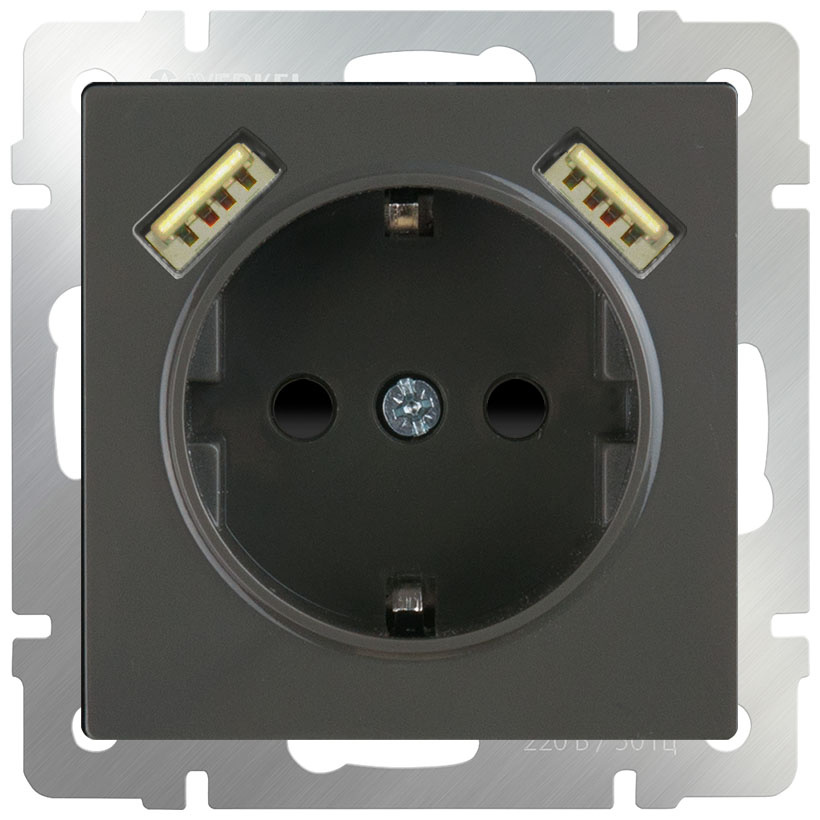 Розетка с заземлением, шторками и USBх2 Werkel WL07-SKGS-USBx2-IP20 серо-коричневый 4690389093999
Розетка с заземлением, шторками и USBх2 Werkel WL07-SKGS-USBx2-IP20 серо-коричневый 4690389093999