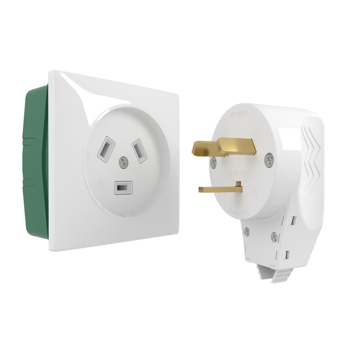 Розетка с вилкой для электроплиты Werkel 250V 32A белый W1189201 4690389170805, 4690389170805 Белый
Розетка с вилкой для электроплиты Werkel 250V 32A белый W1189201 4690389170805, 4690389170805 Белый