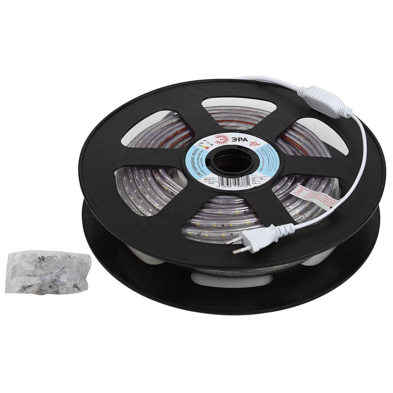 Светодиодная влагозащищенная лента ЭРА 4,8W/m 60LED/m 5050SMD 6500K 20M LS2835-4,8-60-220-6500К-IP67-20m Б0043095, Белый, LS2835-4,8-60-220-6500К-IP67-20m
Светодиодная влагозащищенная лента ЭРА 4,8W/m 60LED/m 5050SMD 6500K 20M LS2835-4,8-60-220-6500К-IP67-20m Б0043095, Белый, LS2835-4,8-60-220-6500К-IP67-20m