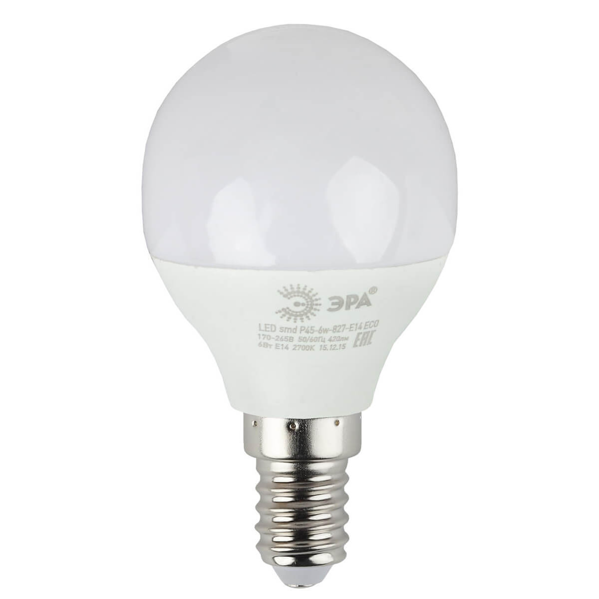 Лампа светодиодная ЭРА E14 6W 4000K матовая ECO LED P45-6W-840-E14 Б0019077, ECO LED P45-6W-840-E14
Лампа светодиодная ЭРА E14 6W 4000K матовая ECO LED P45-6W-840-E14 Б0019077, ECO LED P45-6W-840-E14