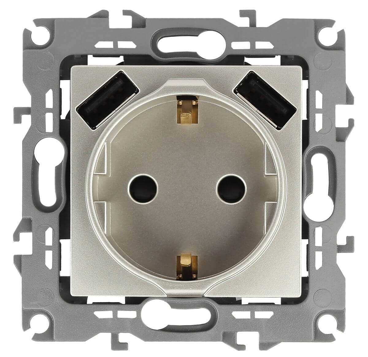Розетка ЭРА Intro Solo Schuko P+E 16A 250V со шторками 2хUSB шампань 12-4109-04 Б0047843, 12-4109-04 ЭРА 12
Розетка ЭРА Intro Solo Schuko P+E 16A 250V со шторками 2хUSB шампань 12-4109-04 Б0047843, 12-4109-04 ЭРА 12