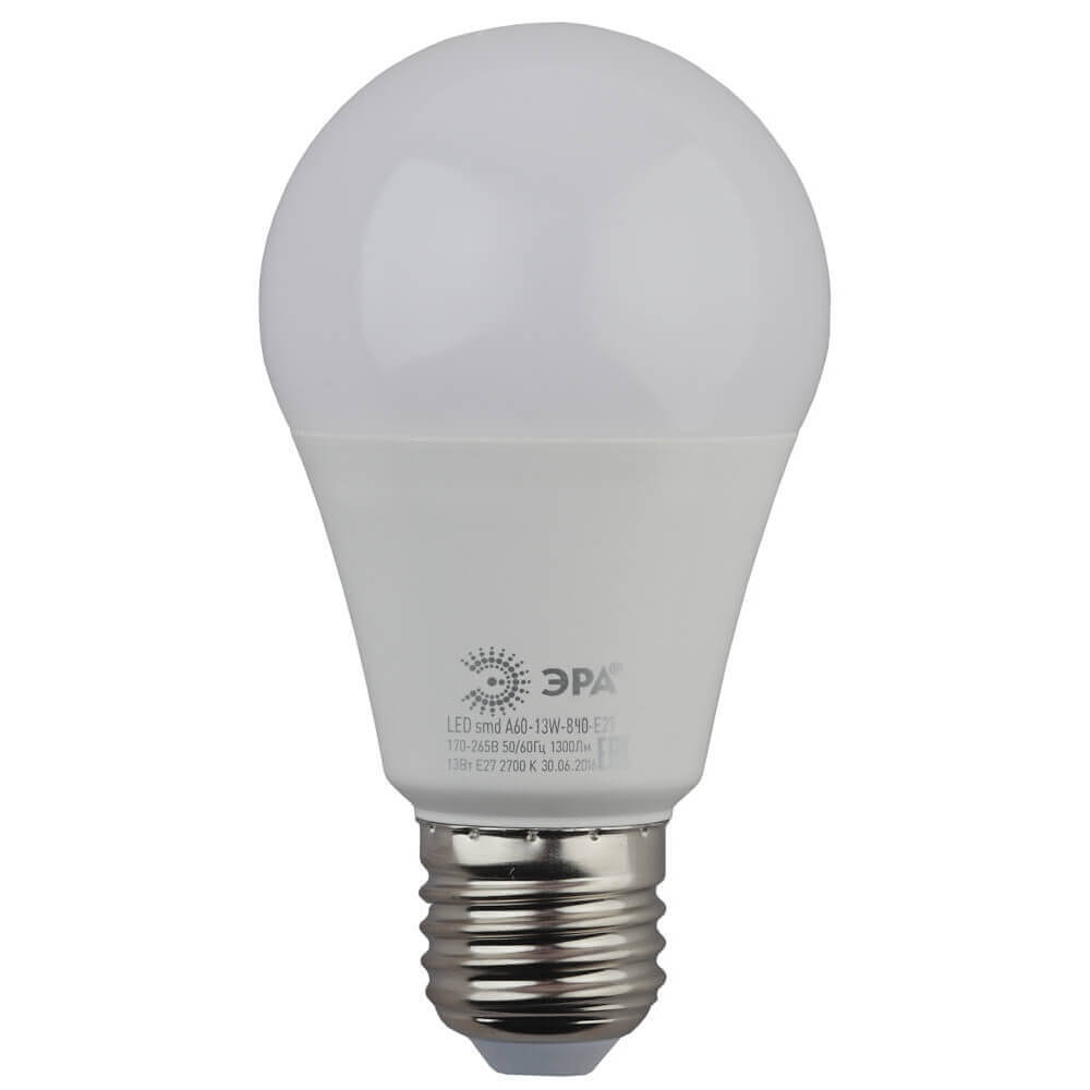 Лампа светодиодная ЭРА E27 13W 4000K матовая LED A60-13W-840-E27 Б0020537, LED A60-13W-840-E27 LED A60
Лампа светодиодная ЭРА E27 13W 4000K матовая LED A60-13W-840-E27 Б0020537, LED A60-13W-840-E27 LED A60
