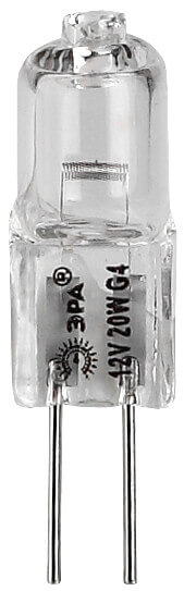 Лампа галогенная ЭРА G4 20W 2700K прозрачная G4-JC-20W-12V C0027369, G4-JC-20W-12V JC
Лампа галогенная ЭРА G4 20W 2700K прозрачная G4-JC-20W-12V C0027369, G4-JC-20W-12V JC
