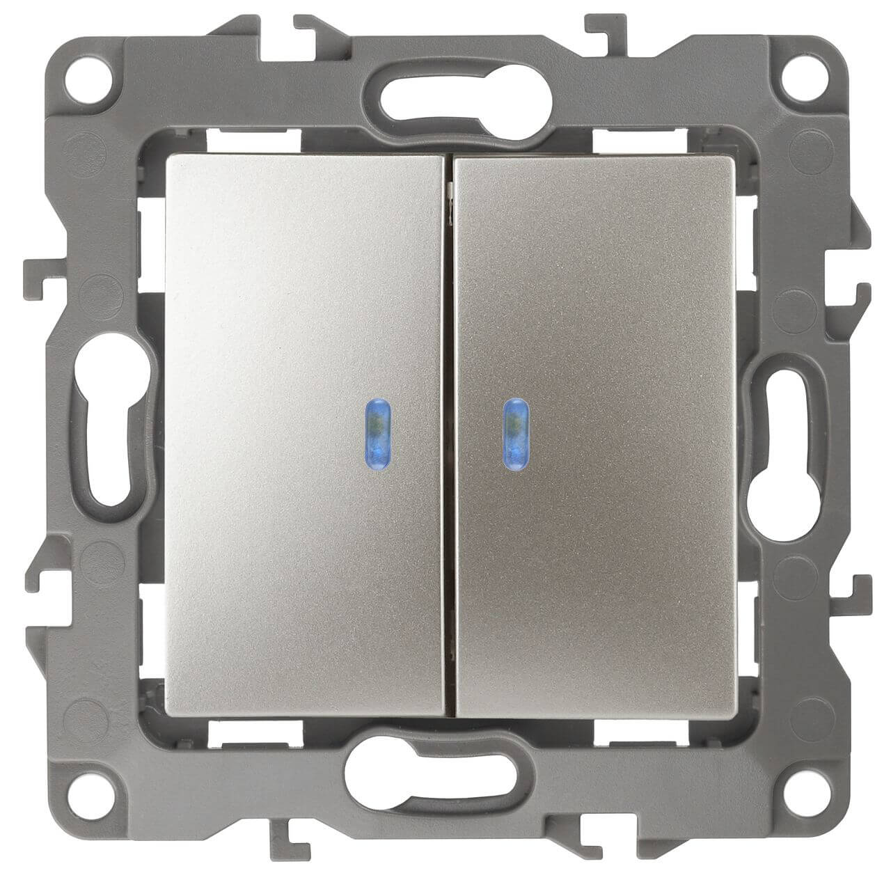 Выключатель двухклавишный с подсветкой ЭРА 12 10AX 250V 12-1105-04 Б0014660, Шампань, 12-1105-04 Эра12
Выключатель двухклавишный с подсветкой ЭРА 12 10AX 250V 12-1105-04 Б0014660, Шампань, 12-1105-04 Эра12