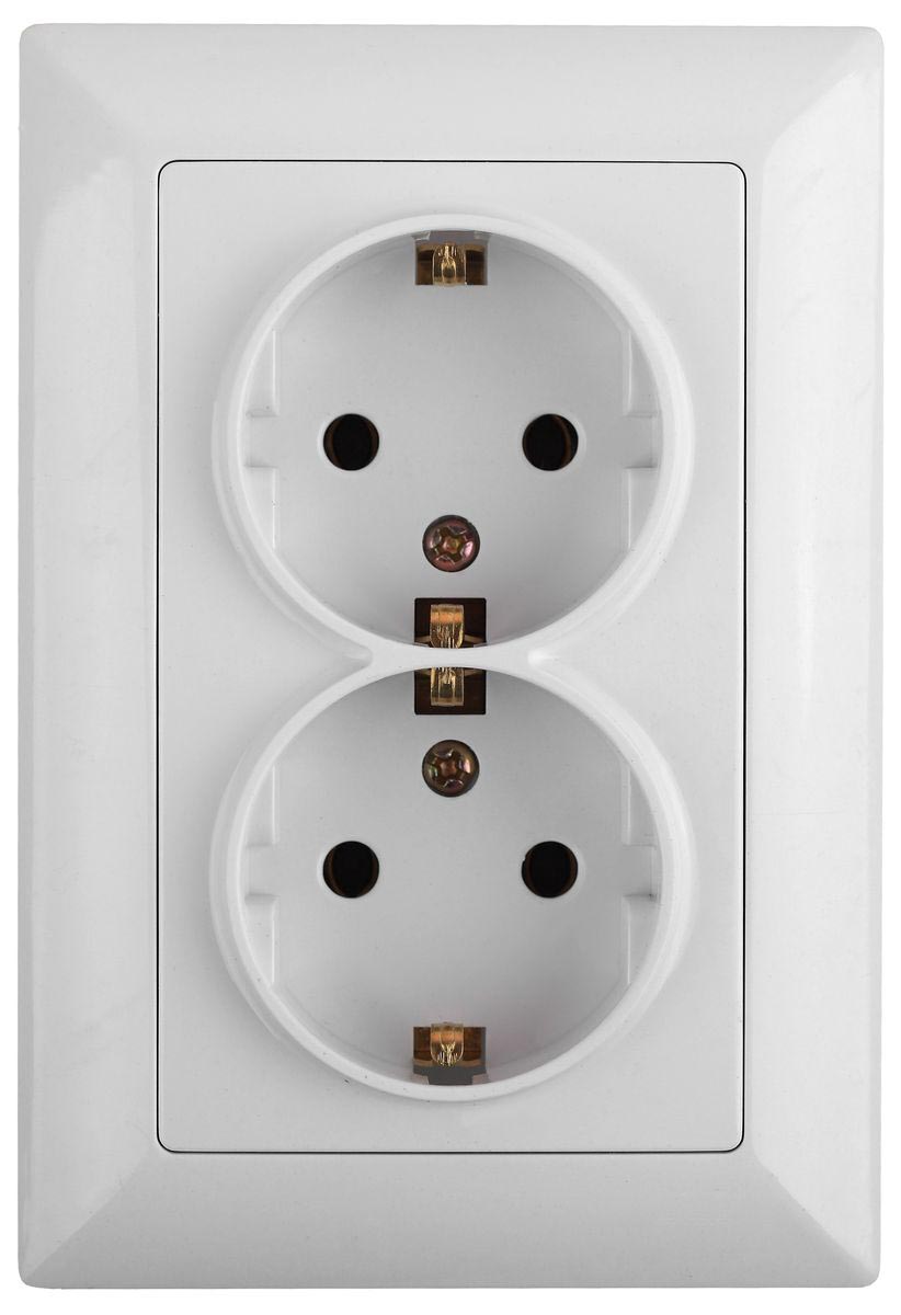 Розетка двойная ЭРА Intro Solo Schuko 2X2P+E 16A 250V белый 4-205-01 Б0043333, 4-205-01 Solo белый
Розетка двойная ЭРА Intro Solo Schuko 2X2P+E 16A 250V белый 4-205-01 Б0043333, 4-205-01 Solo белый
