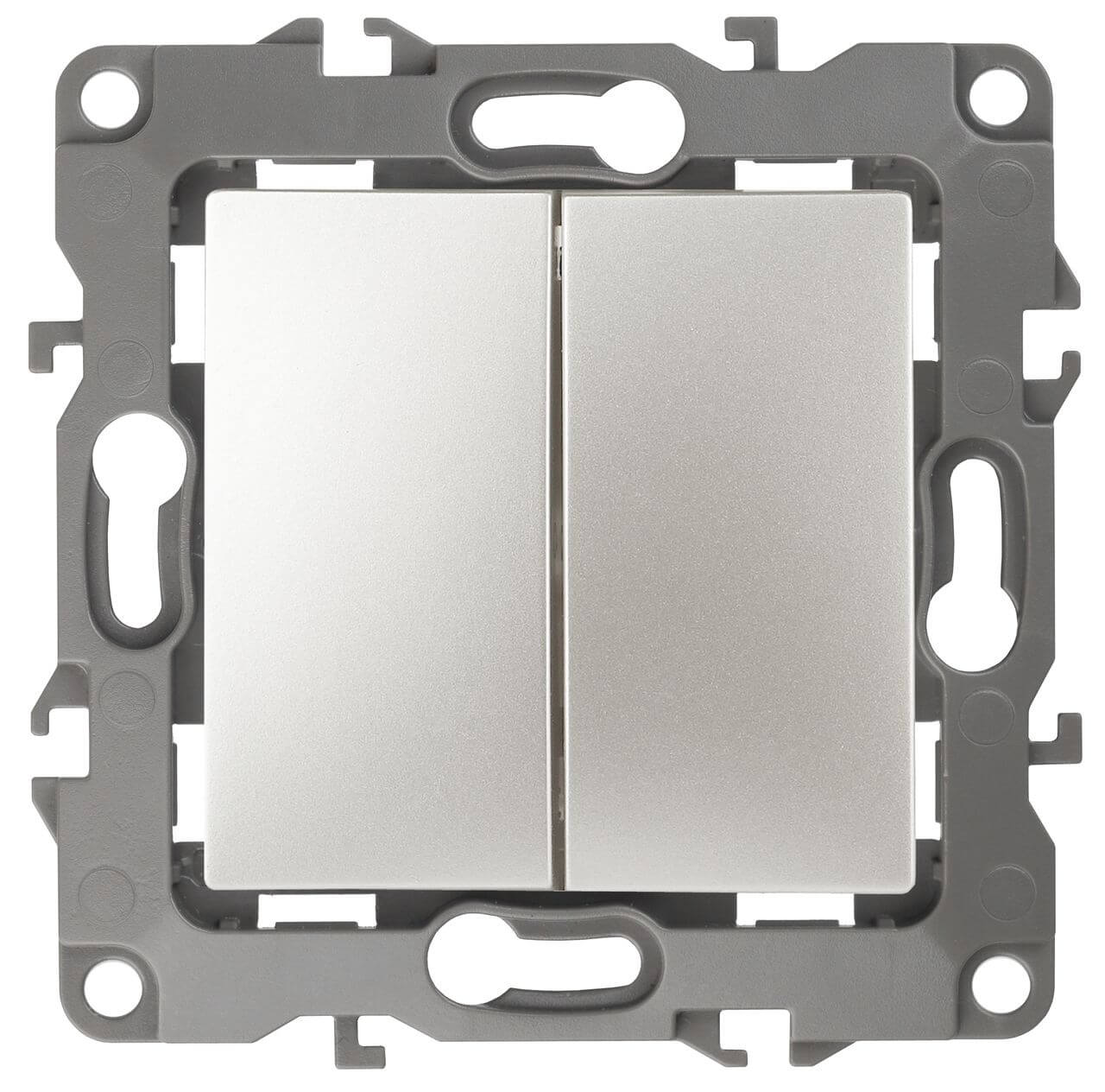 Выключатель двухклавишный ЭРА 12 10AX 250V 12-1104-15 Б0019290, Перламутровый, 12-1104-15 Эра12
Выключатель двухклавишный ЭРА 12 10AX 250V 12-1104-15 Б0019290, Перламутровый, 12-1104-15 Эра12